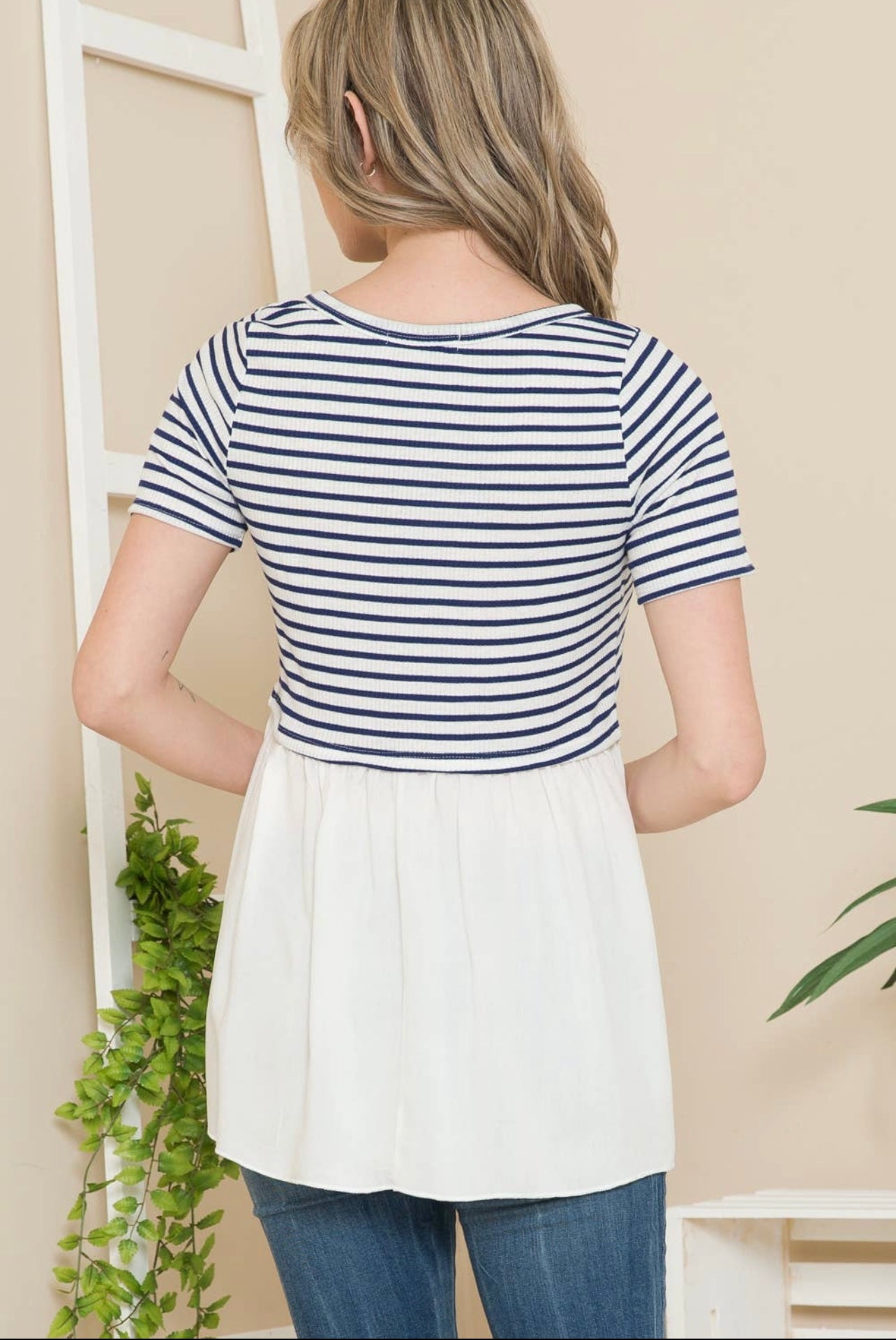 Stripe Rib Tunic